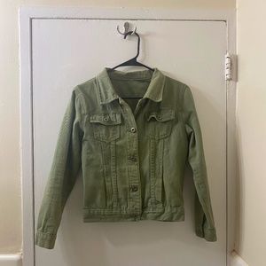 Green Denim Jacket